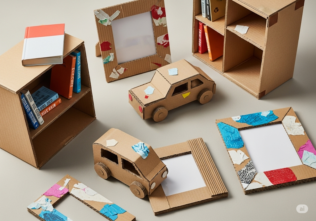 10 Ide Kreatif DIY dari Kardus Bekas yang Bisa Anda Coba di Rumah